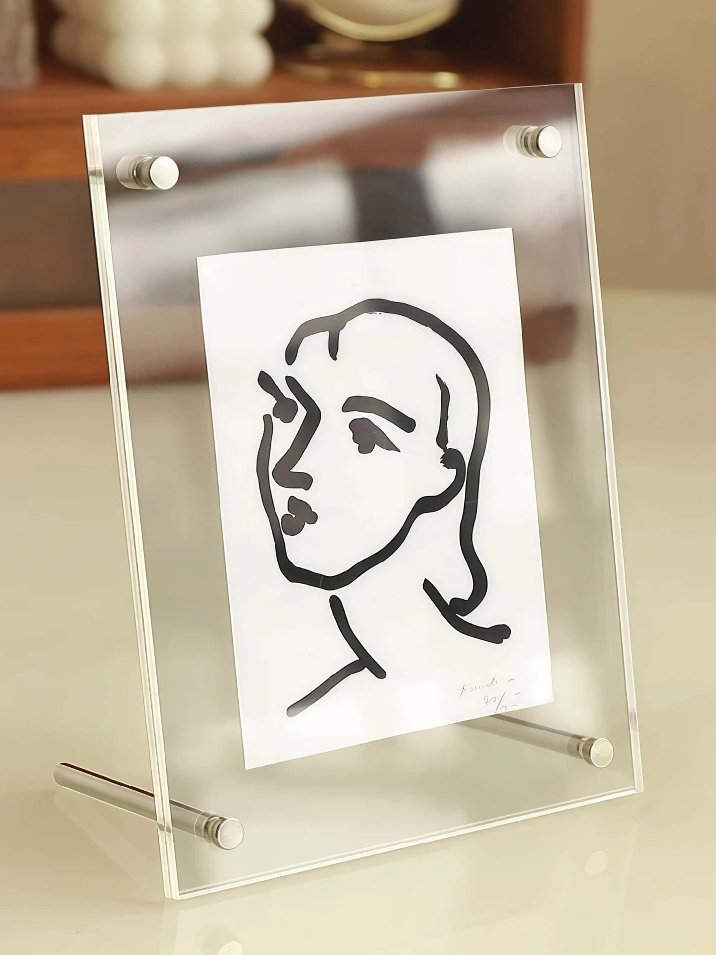Drawear - Clear Acrylic Self - Standing Photo Frames – Perfect for Showcasing Memories!