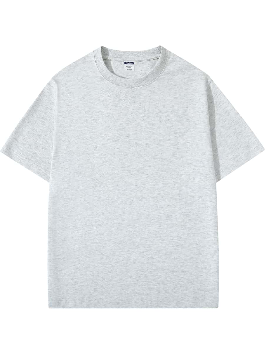 Side-by-side comparison of available t-shirt White Grey colors with different custom pet doodle designs.