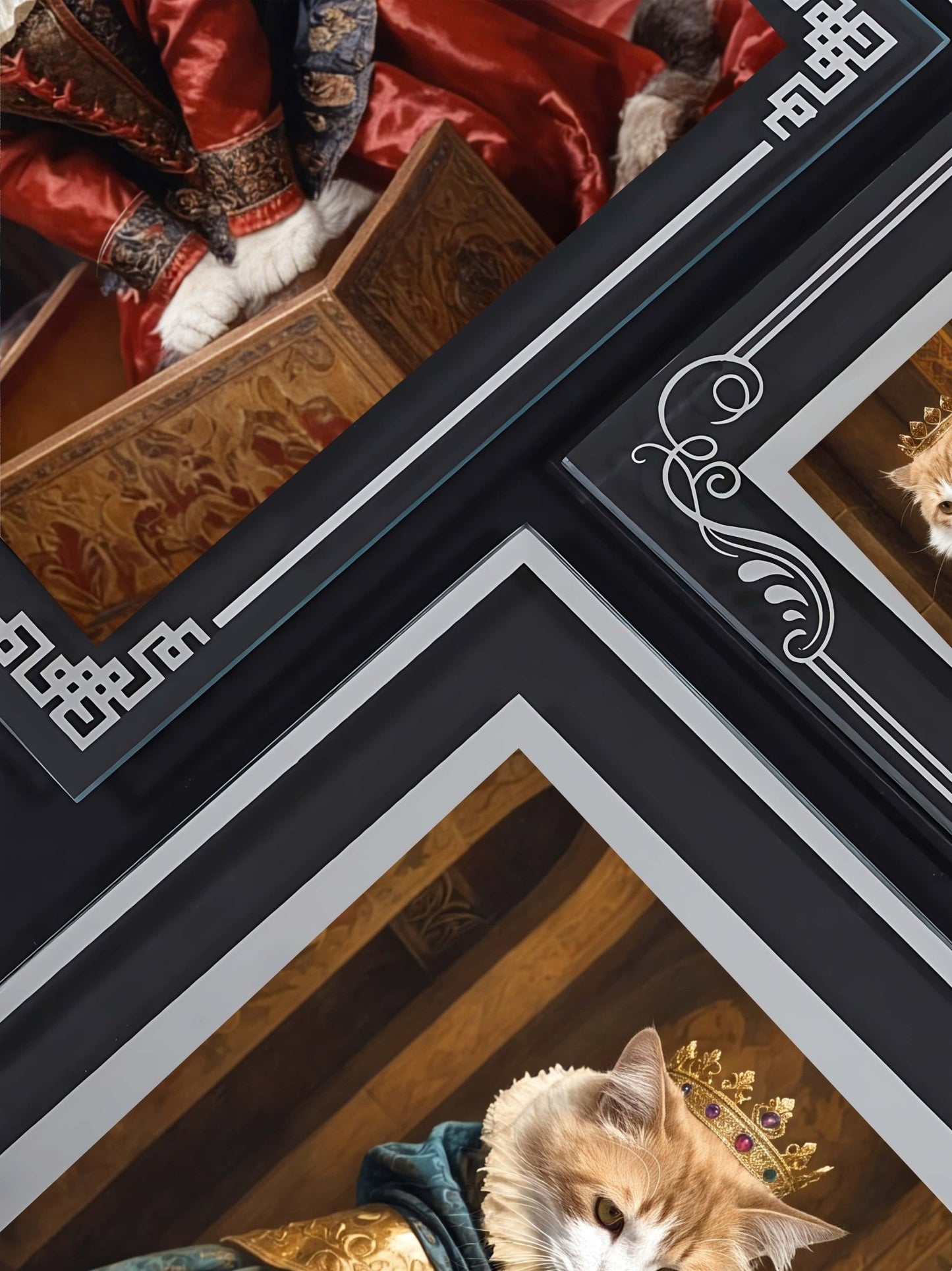 Drawear - Glass Photo Frame for Photo Display Stand on Tabletop