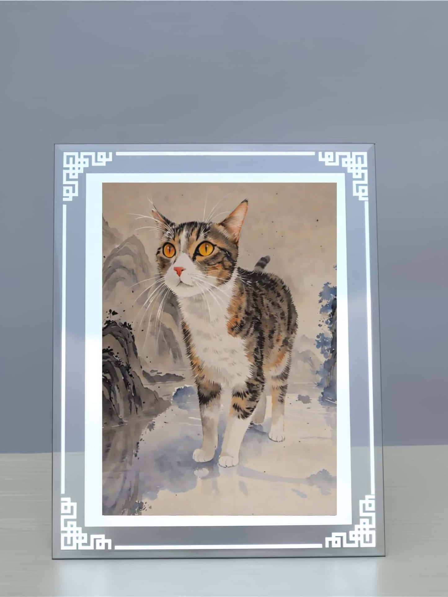 Drawear - Glass Photo Frame for Photo Display Stand on Tabletop