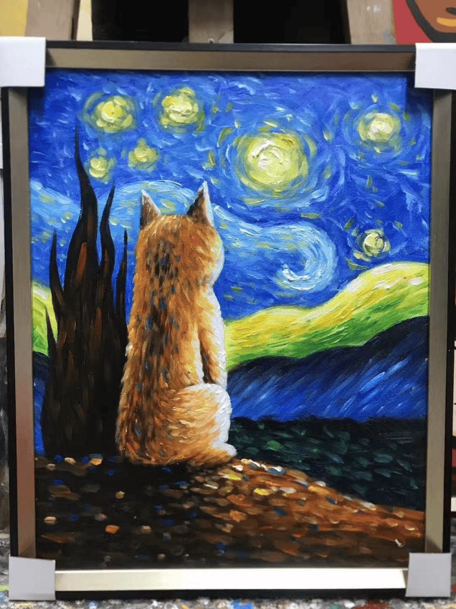 Drawear - Hand - Painted Oil Painting Pet Portraits | Drawear