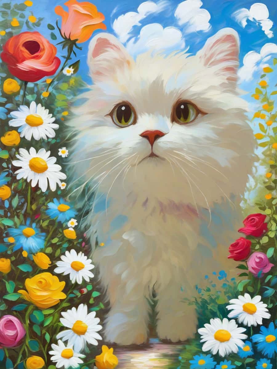 Drawear - Pets - Port: Oil Painting Pet Portraits | Custom Digital Art for DIY Apparel, Badges & Wall Décor