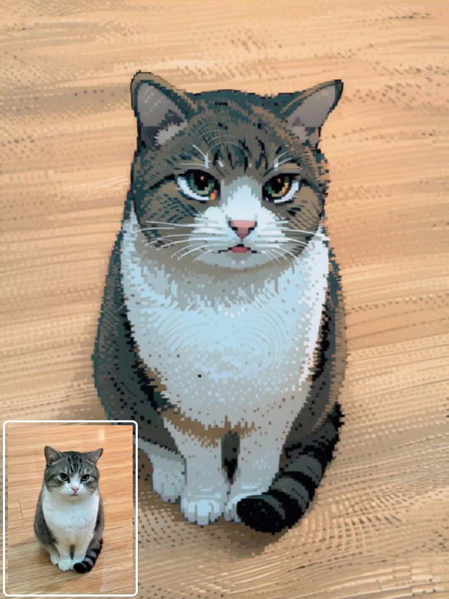 Drawear - Pets - Port: Pixel Pet Portrait Generator | Retro - Style Custom Art for Digital Merch Design Transform Pets into 8 - Bit Icons