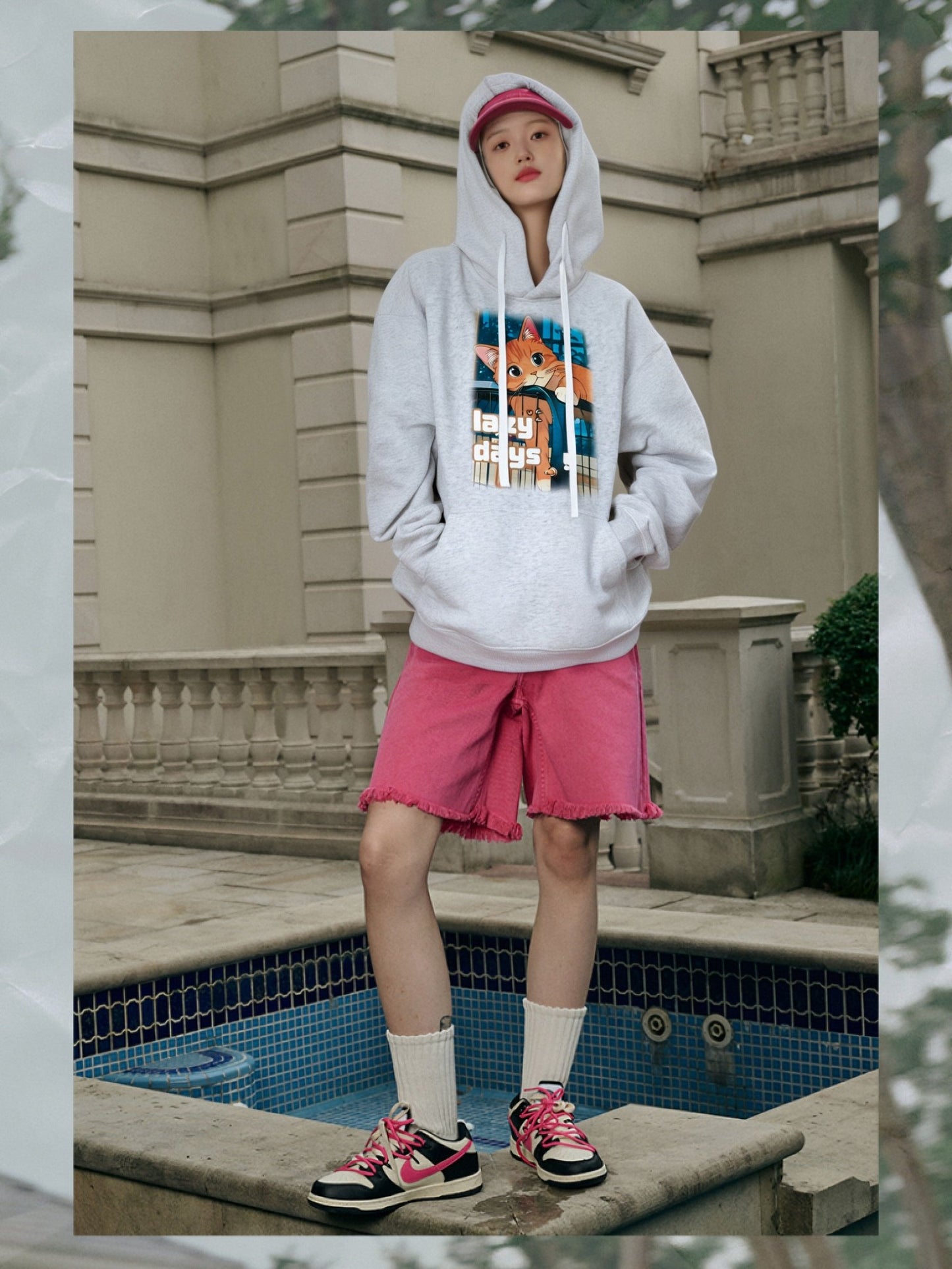Drawear - ReDraw Design Hooded Sweatshirt Hoodie 55015 Lazy Days