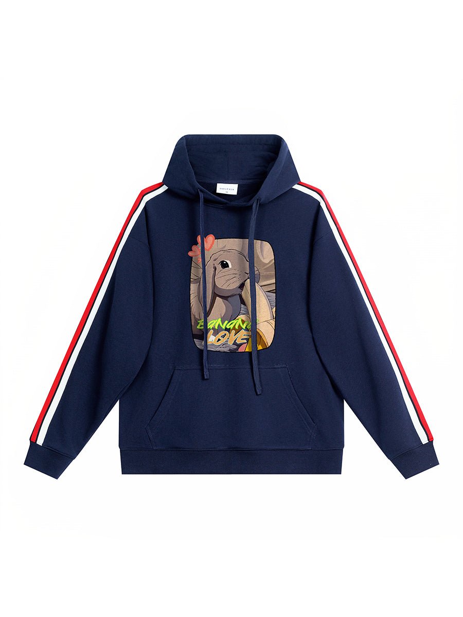 Drawear - ReDraw Design Hooded Sweatshirt Hoodie 55016 Banana Love