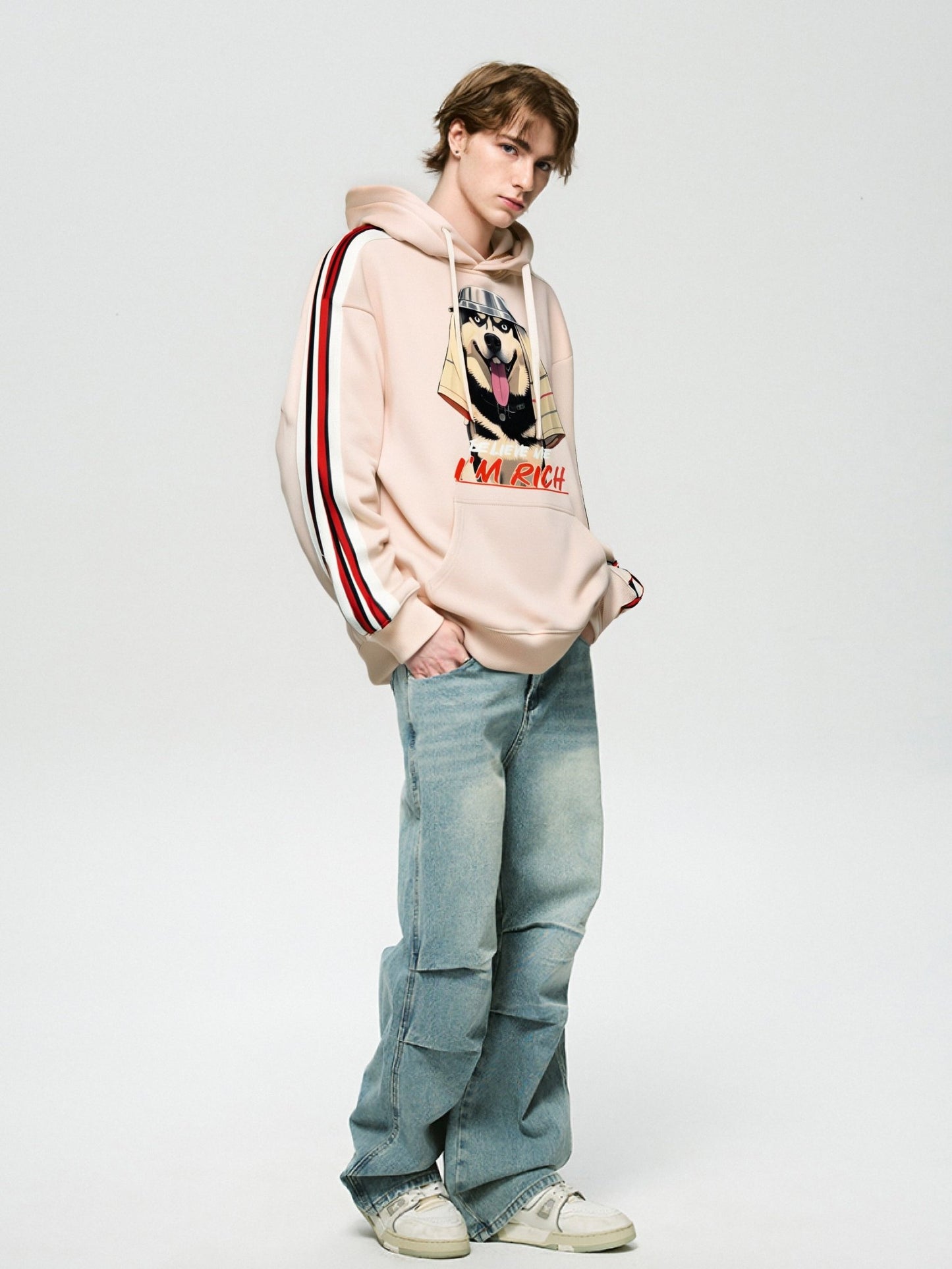 Drawear - ReDraw Design Hooded Sweatshirt Hoodie 55016 Believe RICH