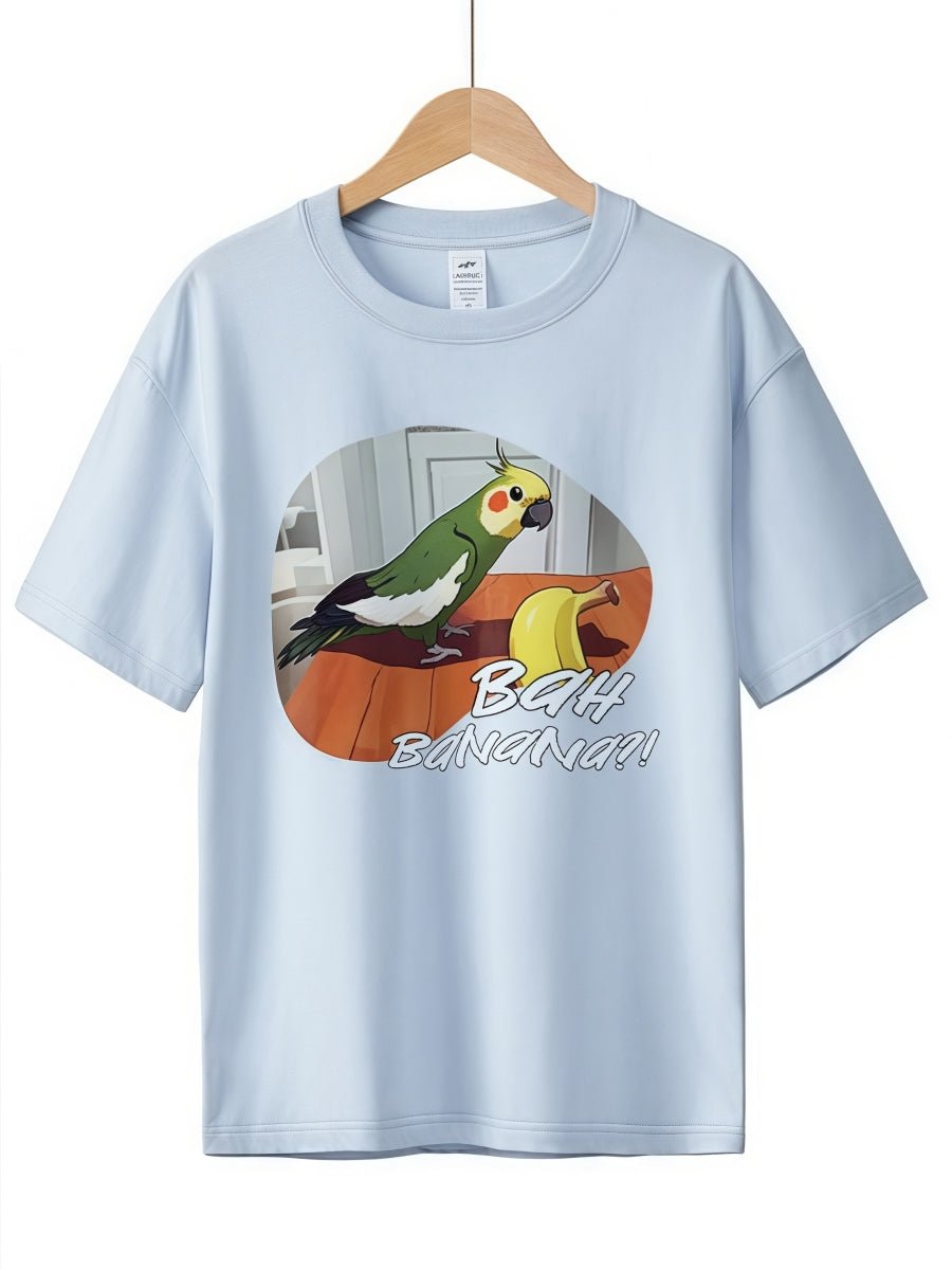 Drawear - Redraw pictures to a wearable Art T-Shirt 100% Cotton(Parrot Banana)