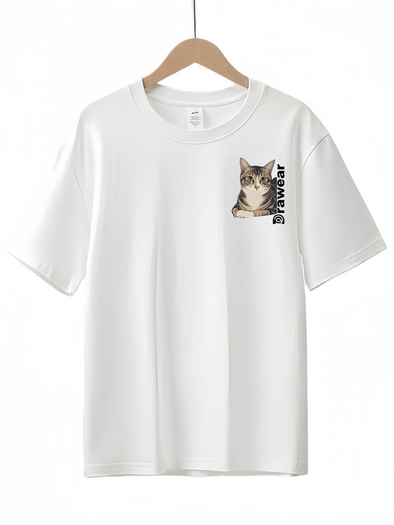 Drawear - Redraw pictures to a wearable Art T-Shirt(Cat Name: Dongdong)
