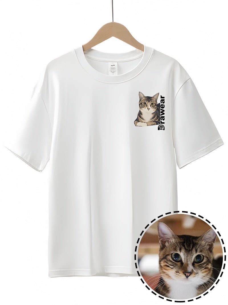 Drawear - Redraw pictures to a wearable Art T-Shirt(Cat Name: Dongdong)