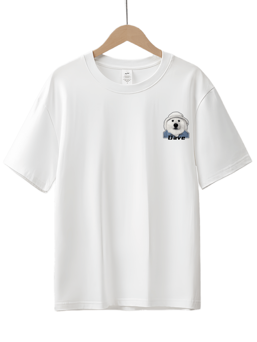 Drawear - Redraw pictures to a wearable Art T-Shirt(Dog Name: Dave)