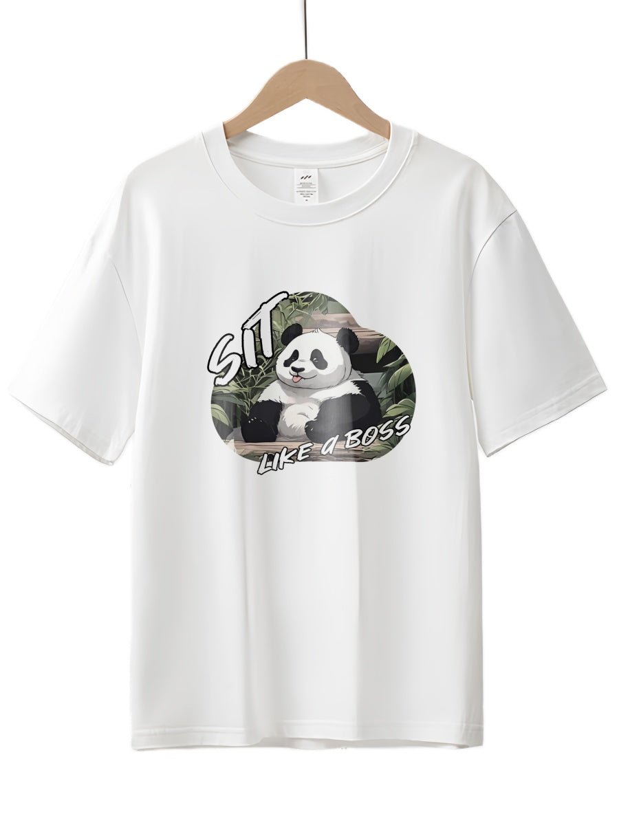 Drawear - Redraw pictures to a wearable Art T-Shirt(Panda: Sit Like a Boss)