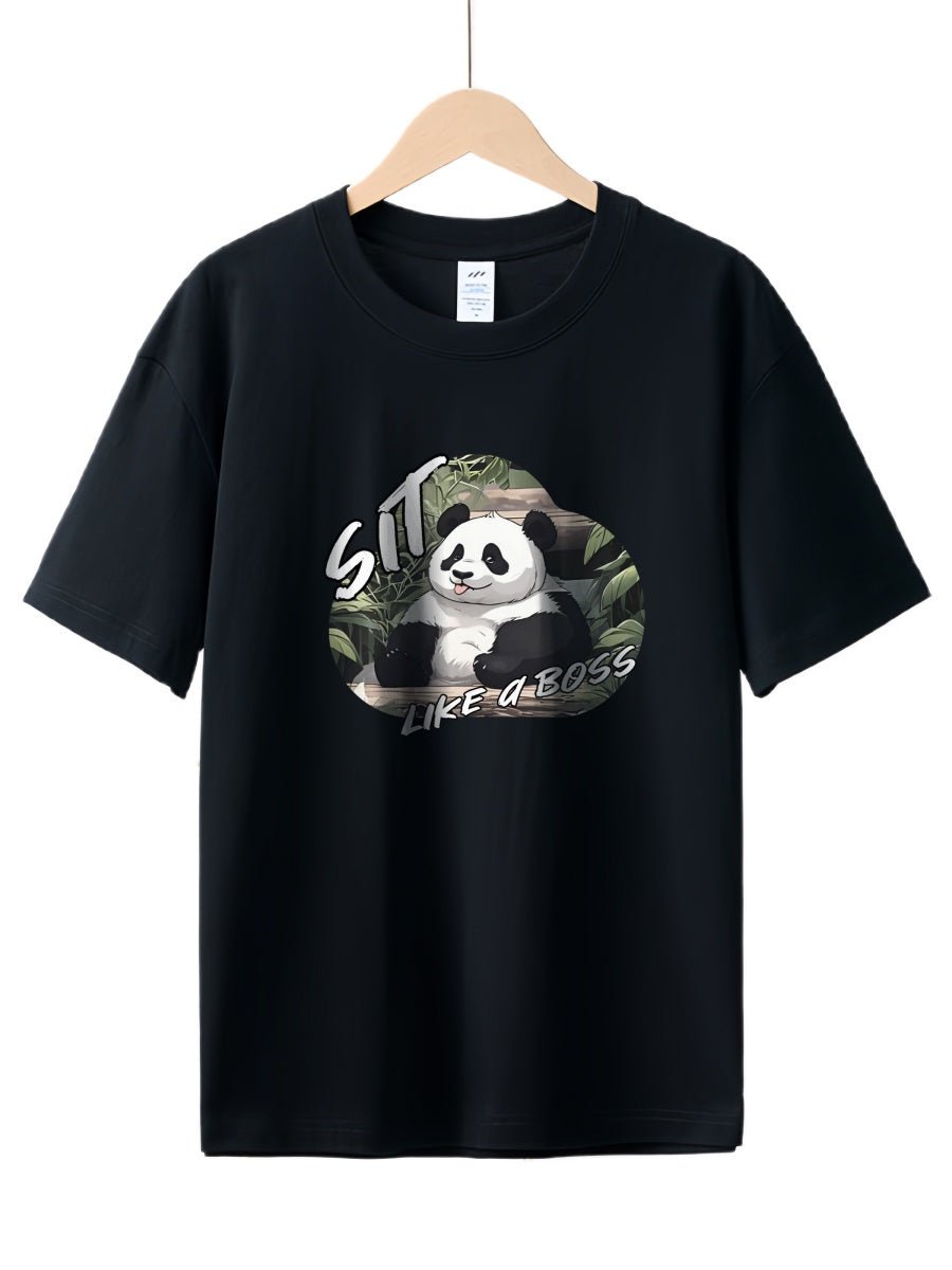 Drawear - Redraw pictures to a wearable Art T-Shirt(Panda: Sit Like a Boss)