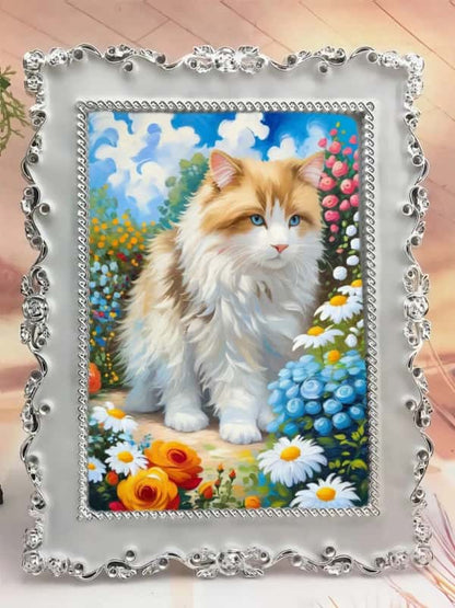 Drawear - Pearls - Rose 10 - Inch Acrylic Photo Frame - European - Style Transparent Display