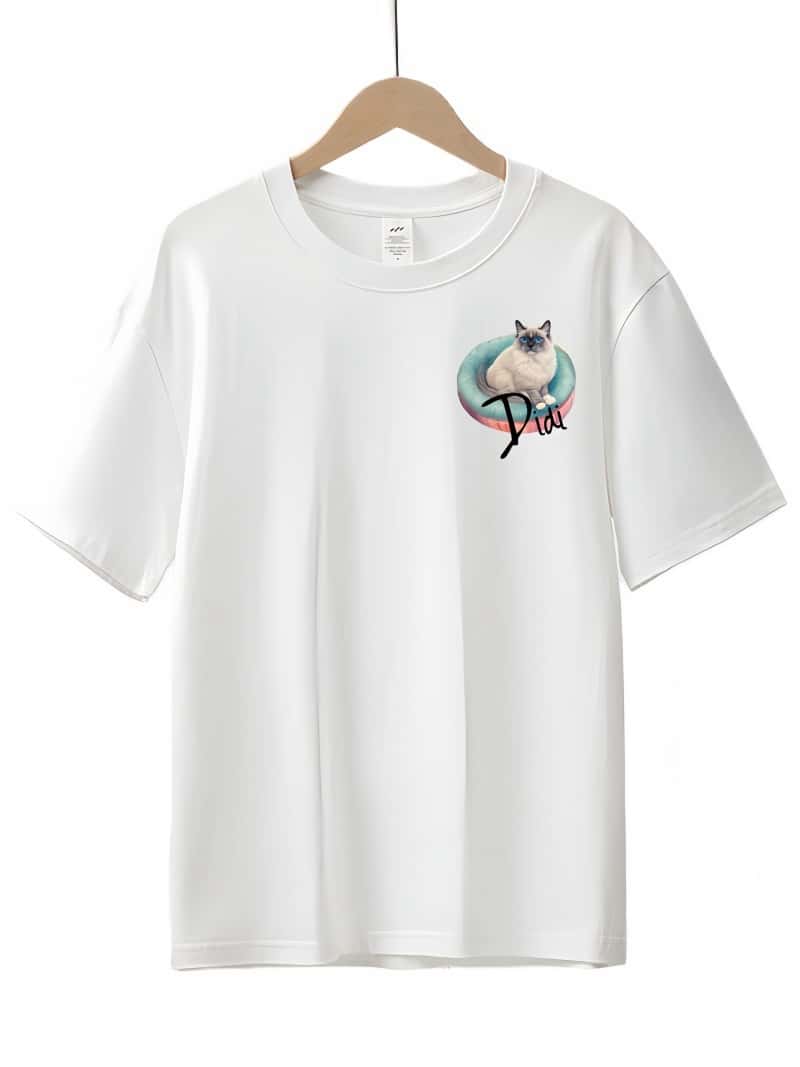 Drawear - Redraw pictures to a wearable Art T-Shirt(Cat Name: Didi)