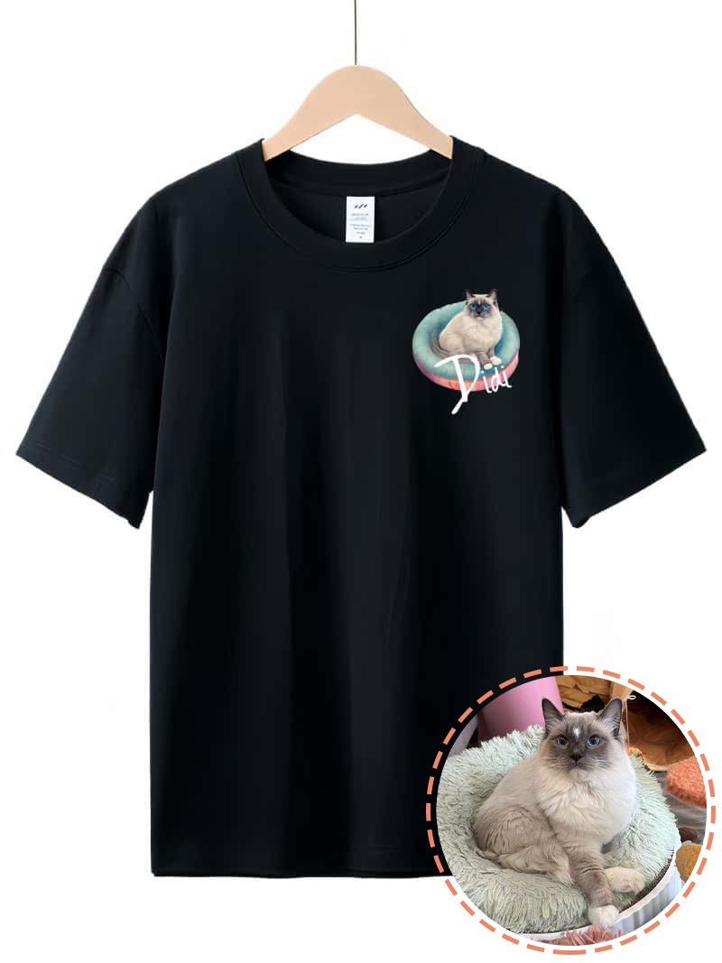 Drawear - Redraw pictures to a wearable Art T-Shirt(Cat Name: Didi)